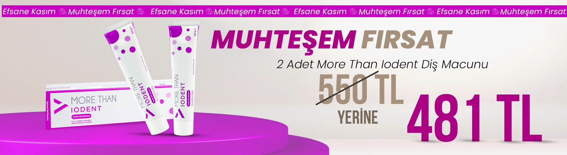 Iodent Diş Macunu 2.si %50 İndirim