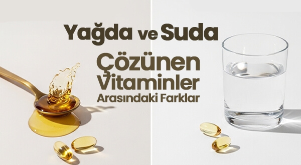 Yağda ve Suda Çözünen Vitaminler Arasındaki Farklar