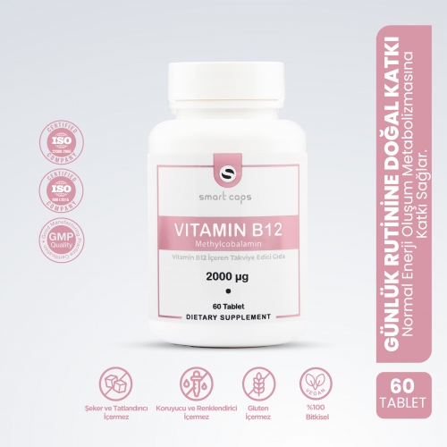 Smart Caps Vitamin B12 60 Tablet