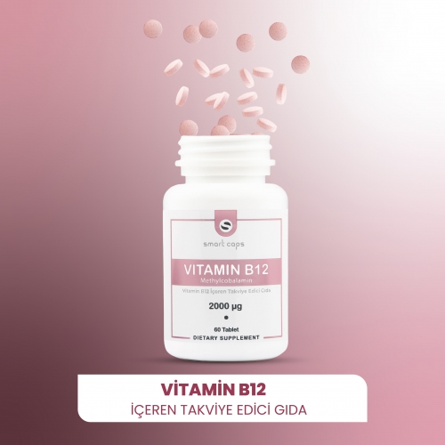 Smart Caps Vitamin B12 60 Tablet