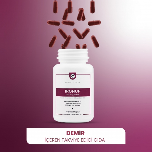 Smart Caps IronUP Demir 60 Kapsül