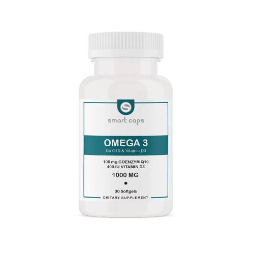 Smartcaps Omega 3, Vitamin D3, Q10 30 Softgel