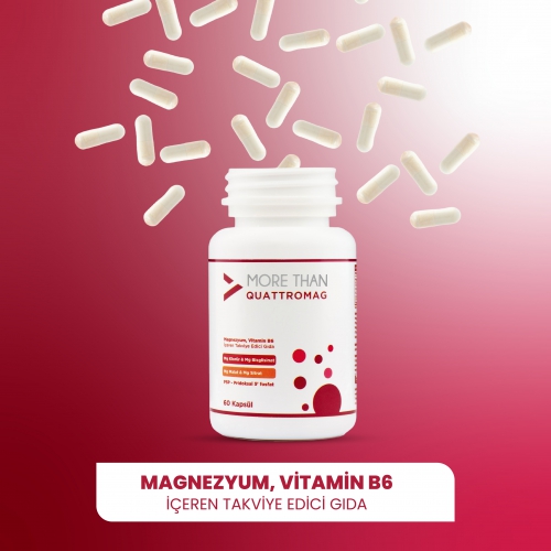 More Than Quattromag Magnezyum Kompleks 60 Kapsül