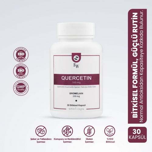 Smart Caps Quercetin 30 Kapsül