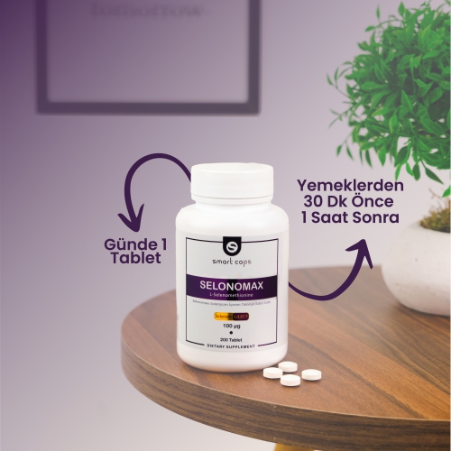 Smart Caps Selonomax Selenyum 200 Tablet