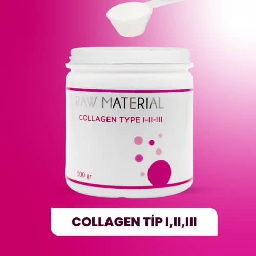 Raw Material Collagen (Type I-II-III) 100 gr