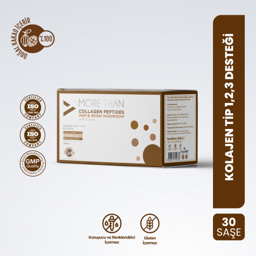 More Than Kakaolu Kolajen Peptit Msm & Reişi Mantarı 30 Saşe