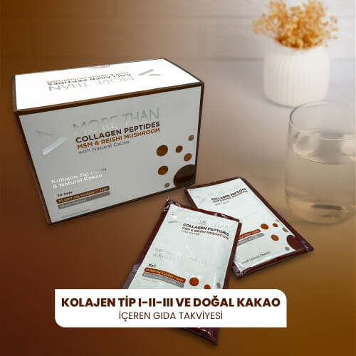 More Than Kakaolu Kolajen Peptit Msm & Reişi Mantarı 30 Saşe