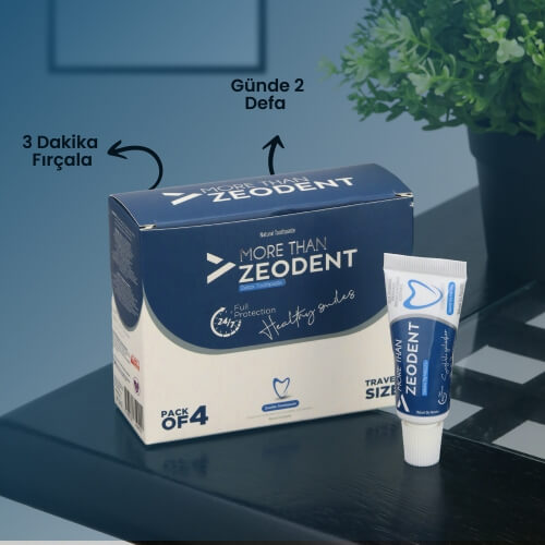 More Than Zeodent Seyahat Boy 4'lü Diş Macunu 80 gr