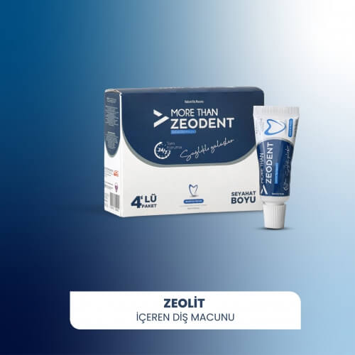 More Than Zeodent Seyahat Boy 4'lü Diş Macunu 80 gr