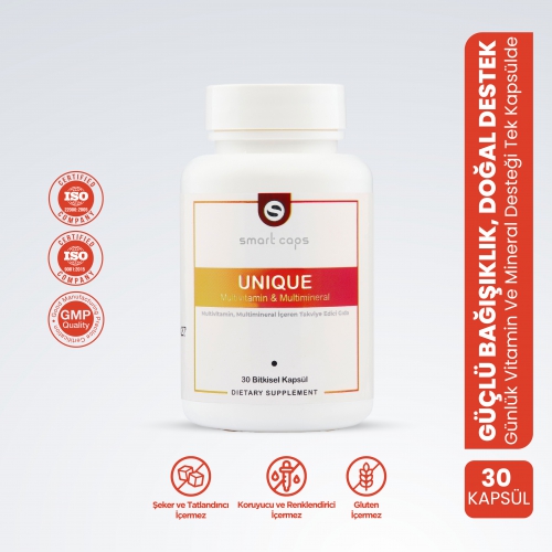 Smart Caps Unique Multivitamin/Multimineral 30 Kapsül