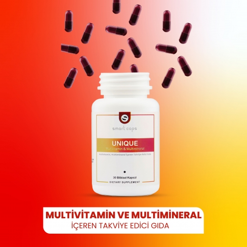 Smart Caps Unique Multivitamin/Multimineral 30 Kapsül