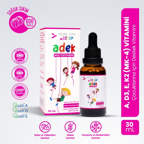 More Than Adek Kids Multivitamin Damla 30 ml