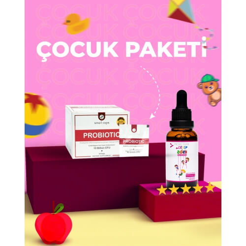 More Than Adek Kids Multivitamin 30 ml  - Smart Caps Probiyotik & Prebiyotik 30 Saşe
