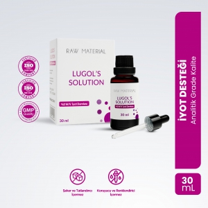 Raw Material Lugol's Solution İyot %2 Damla 30 ml