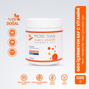 More Than Pure C Vitamini (Ascorbic Acid) 500 gr 