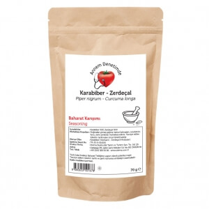 Karabiber - Zerdeçal (Piper Nigrum - Curcuma Longa ) 70 gr
