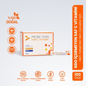 More Than Pure C Vitamini 100 Saşe (Ascorbic Acid)