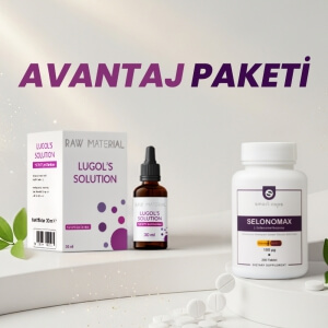 Lugol's Solution İyot %2 Damla 30 ml - Smart Caps ® Selonomax 200 Tablet